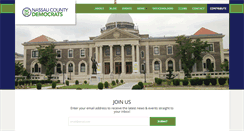 Desktop Screenshot of nassaucountydems.com