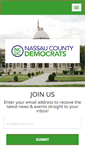 Mobile Screenshot of nassaucountydems.com