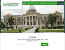 Tablet Screenshot of nassaucountydems.com